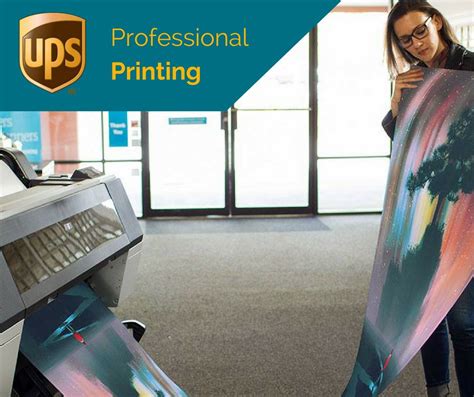 does ups print posters